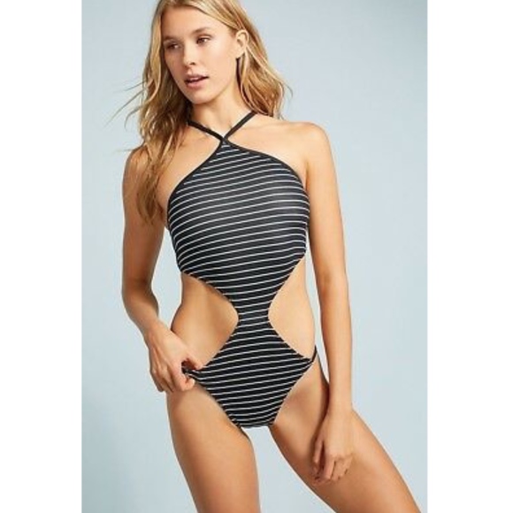 NWT ANTHROPOLOGIE TRIYA CUTOUT ONE-PIECE SWIMSUIT - Picture 1 of 1